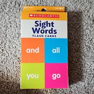 F🔹️Scholastic Bright Sight Words Flash Cards